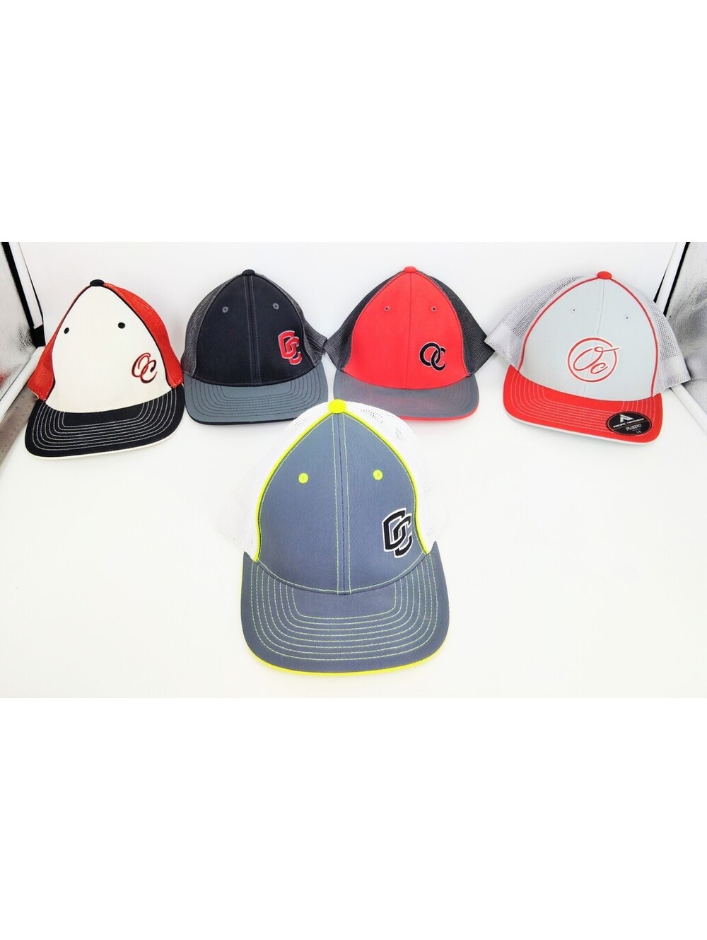 Pacific Headwear OC Hat Lot 5 Caps Mesh Snapback Baseball